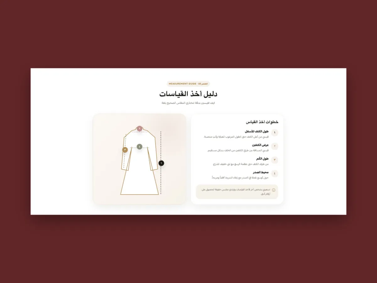 عناصر متاجر العبايات